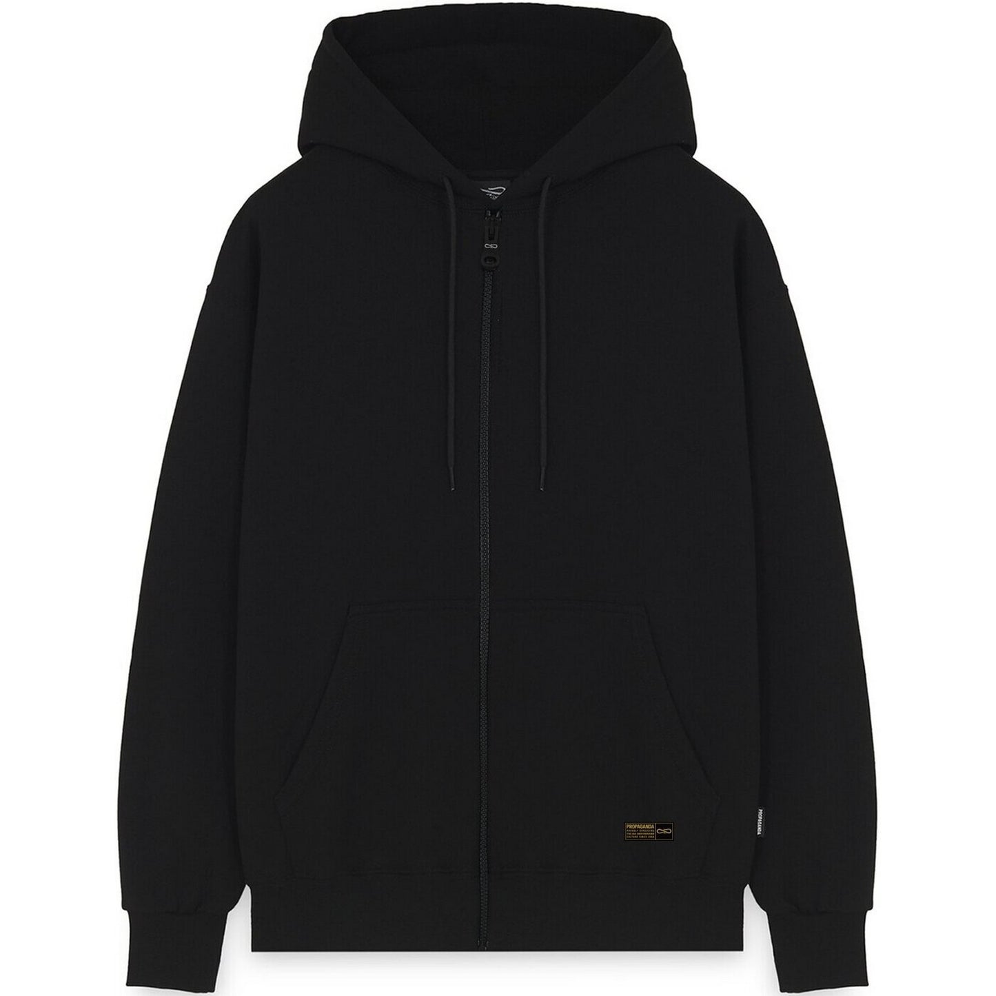 Felpe con cappuccio Uomo Propaganda - Felpa Label Camo - Nero