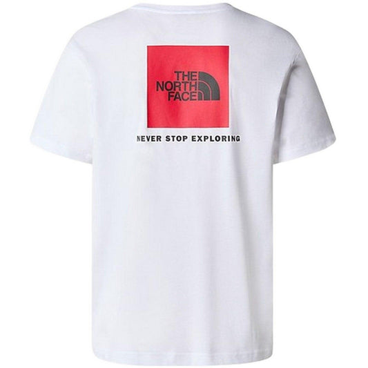 The North Face Herren-T-Shirt – M S/S Redbox Tee – Weiß