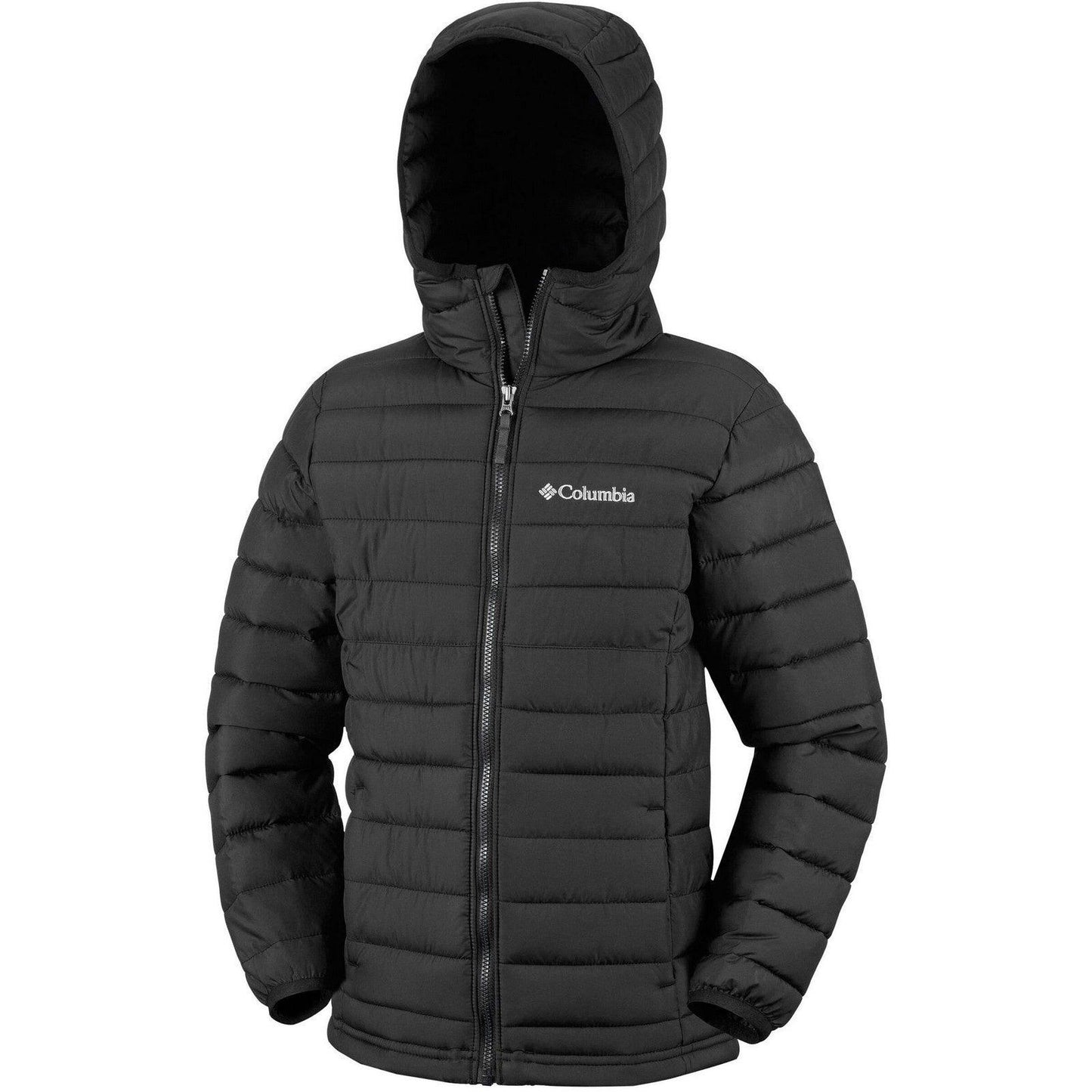 Giacche Ragazzo Columbia - Powder Lite™ Boys Hooded Jacket - Nero