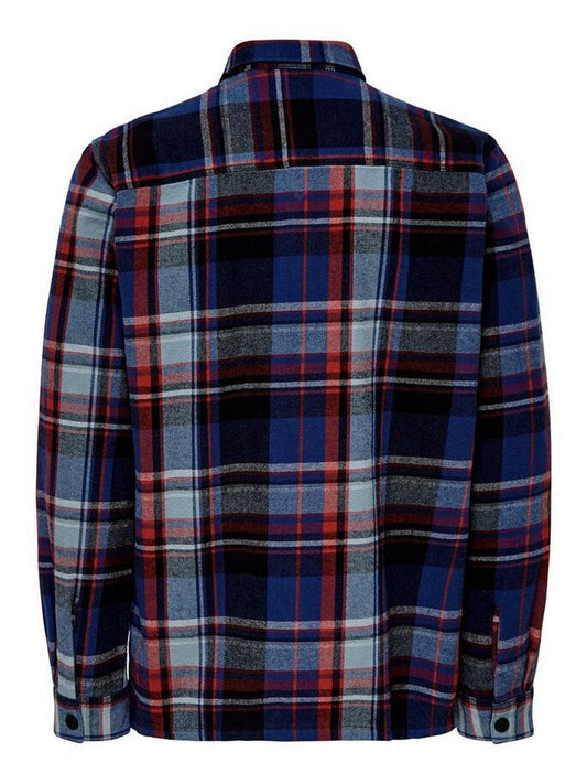 Only & Sons Freizeithemden für Herren – Josh Over Shirt 4286 – Blau