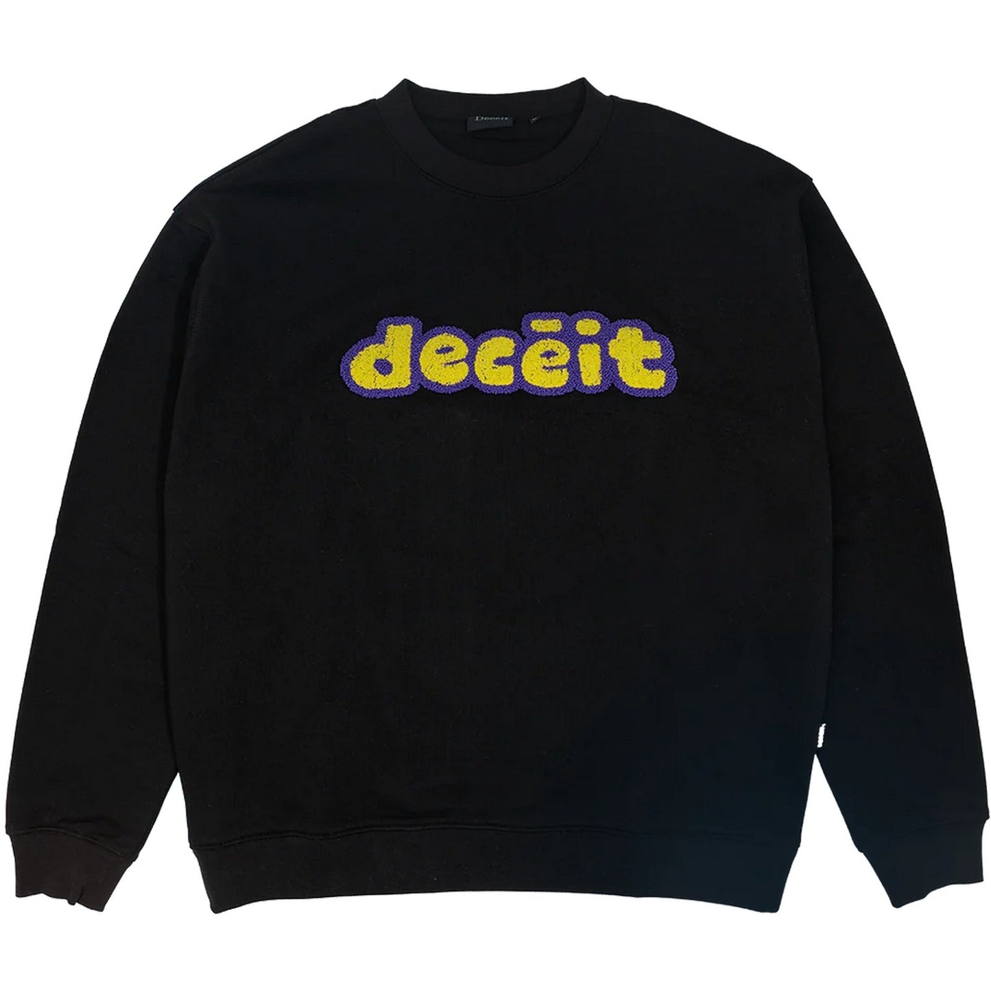 Sweats à capuche pour hommes Deceit - Primitive Sponge Crewneck - Noir