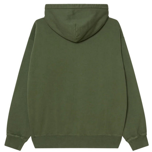 Męskie bluzy z kapturem Obey – Polar z kapturem Collegiate Faded – Zielony