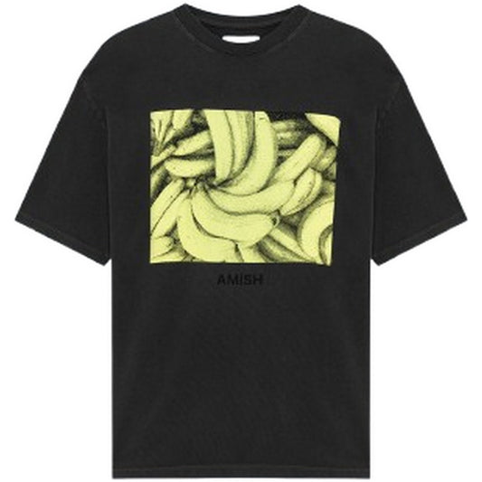 T-shirt Uomo Amish - T-shirt MAN AMISH Jersey - Nero