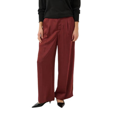 Pantaloni Donna Kaffe - KArory pants - Bordeaux