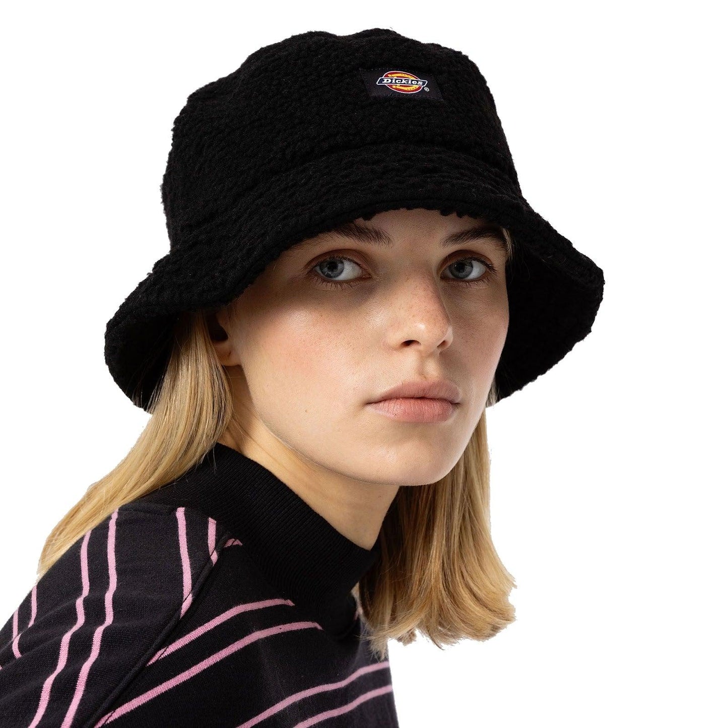 Dickies Unisex Bucket Hats – Red Chute Bucket – Schwarz