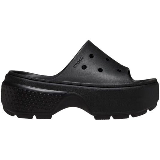 Zuecos y mules Crocs unisex - Stomp Slide W - Negro