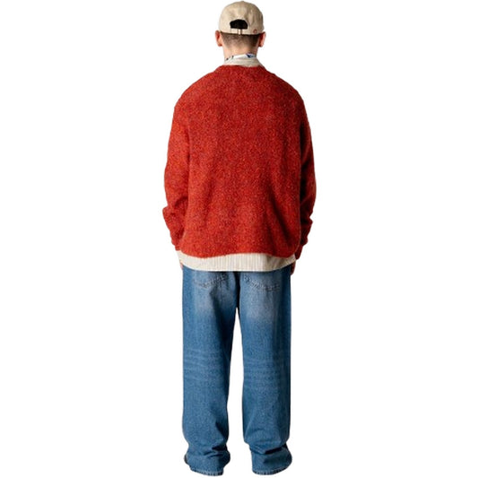 Woodbird Herrenpullover – Wbkurt Loop Crew – Rot