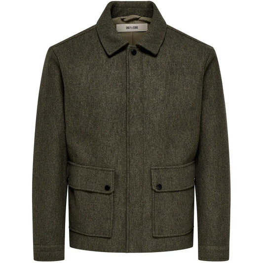 Only & Sons Vestes pour hommes - Onsconnor Life Jacket Otw - Beige