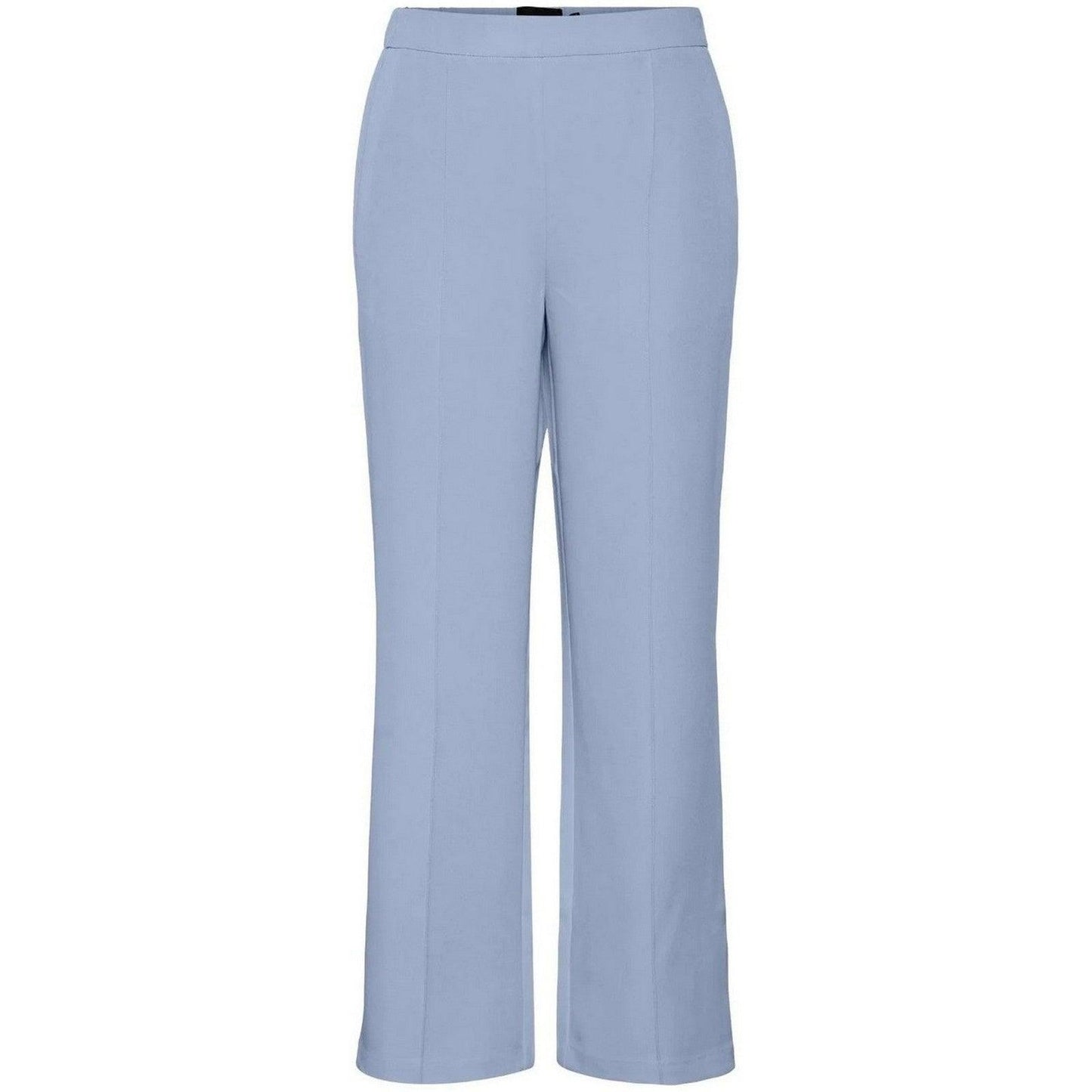Pieces Pantalon pour Femme - Pcbossy Hw Wide Pants Noos - Bleu