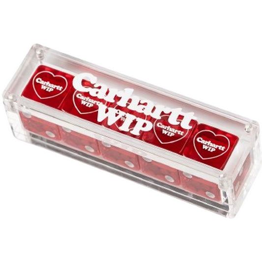 Altro (Soggiorno) Uomo Carhartt Wip - Heart Dice Set - Rosso