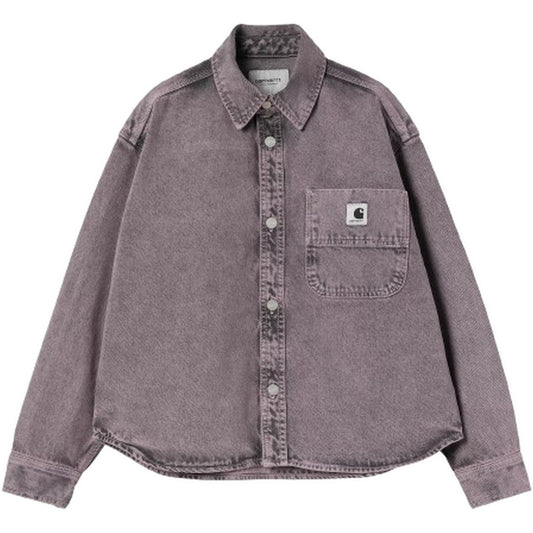 Carhartt Wip Damenhemden – W' Georgia Shirt Jac – Schwarz