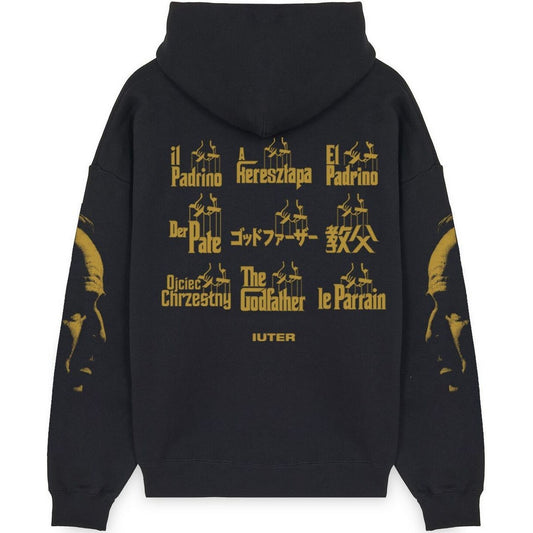 Sudaderas con capucha Iuter para hombre - El Padrino: Sudadera con capucha mundial - Negro