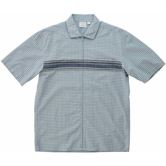 Camicie casual Uomo Gramicci - Zip Up Wave Shirt - Celeste