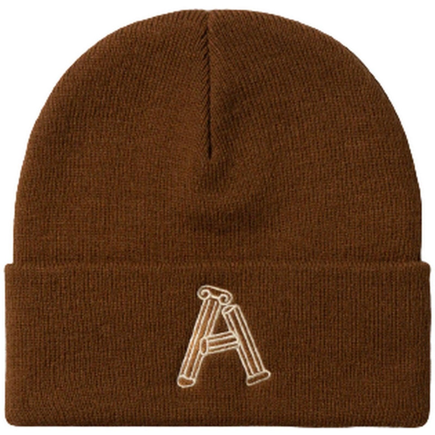 Bélier Bonnets tricotés pour hommes - Bonnet Colonne A - Marron