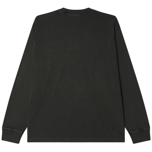 Obey Men's Long Sleeve Shirts - Lowercase Pigment Tee Ls - Black