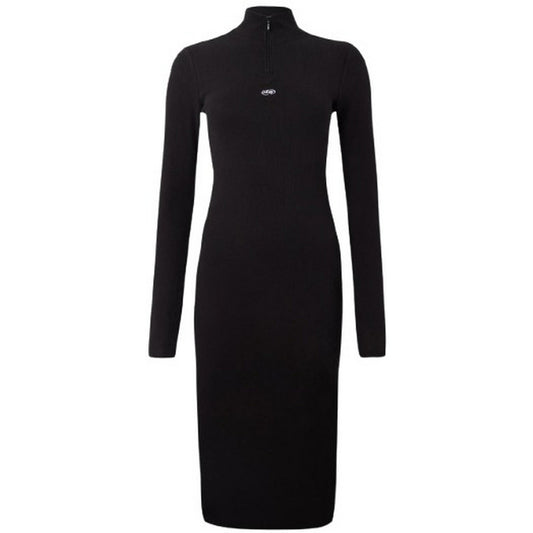 Vestiti casual Donna Obey - Malina Mock Neck Dress - Nero