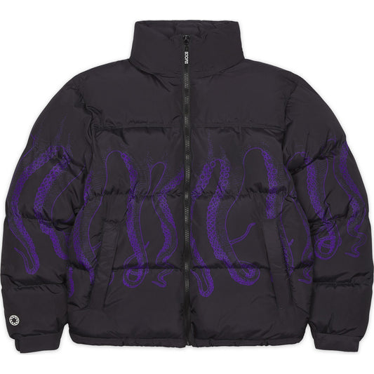 Vestes pour hommes Octopus - Veste bouffante Octopus Outline - Violet