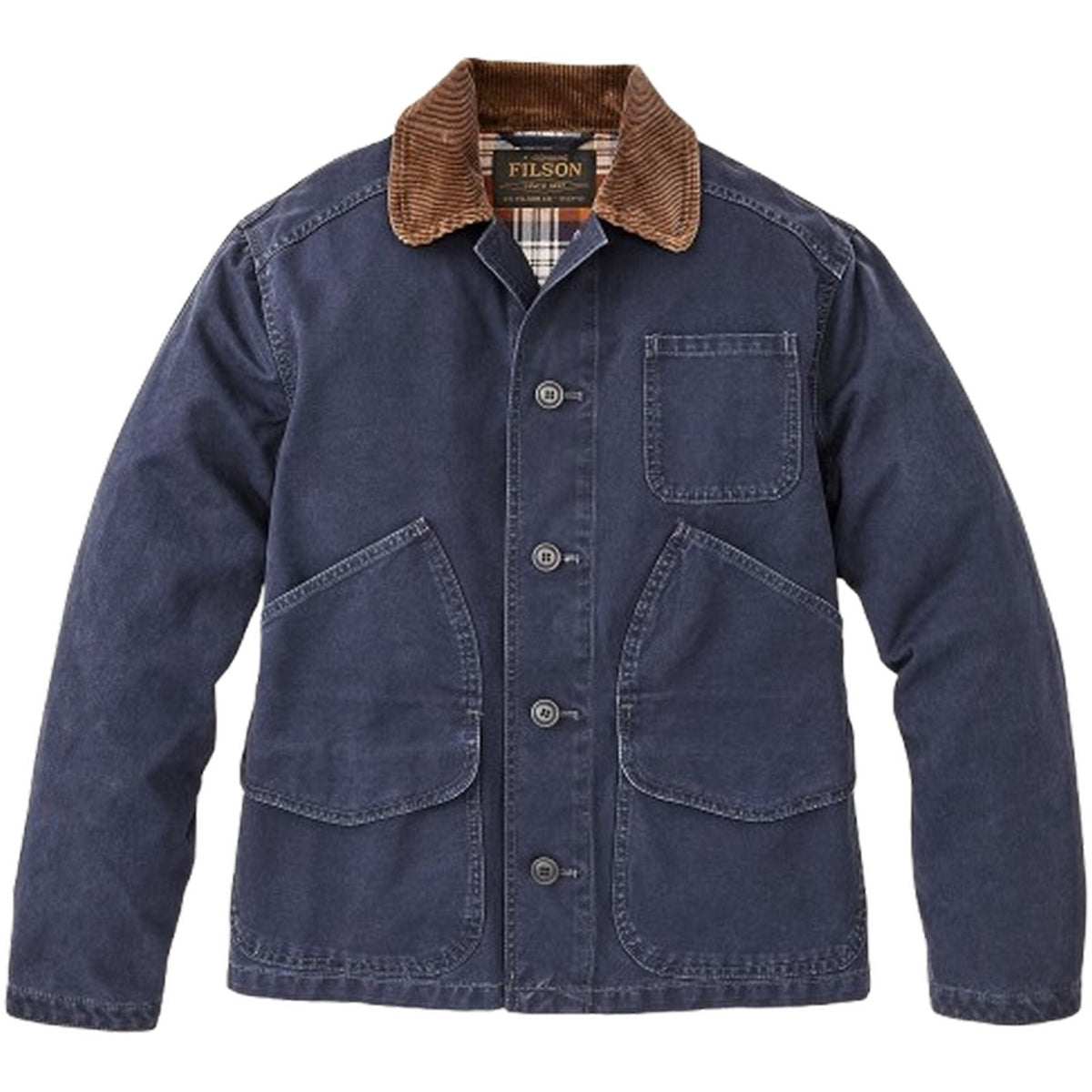Giacche Uomo Filson - Canvas Outfitter Jacket - Blu
