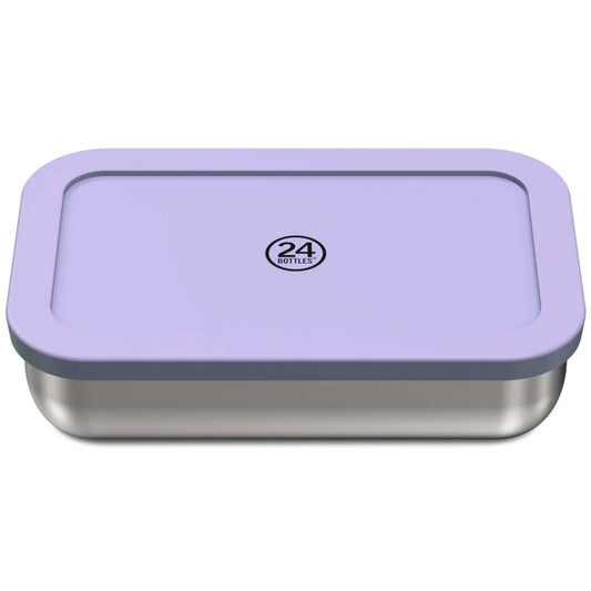 Lunchbox Kinder Unisex 24 Flaschen - Snackbox Erica - Lavendel
