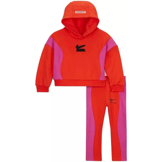 Chándales de manga larga Niños Unisex Nike - Air Ft Po Legging Set - Rojo