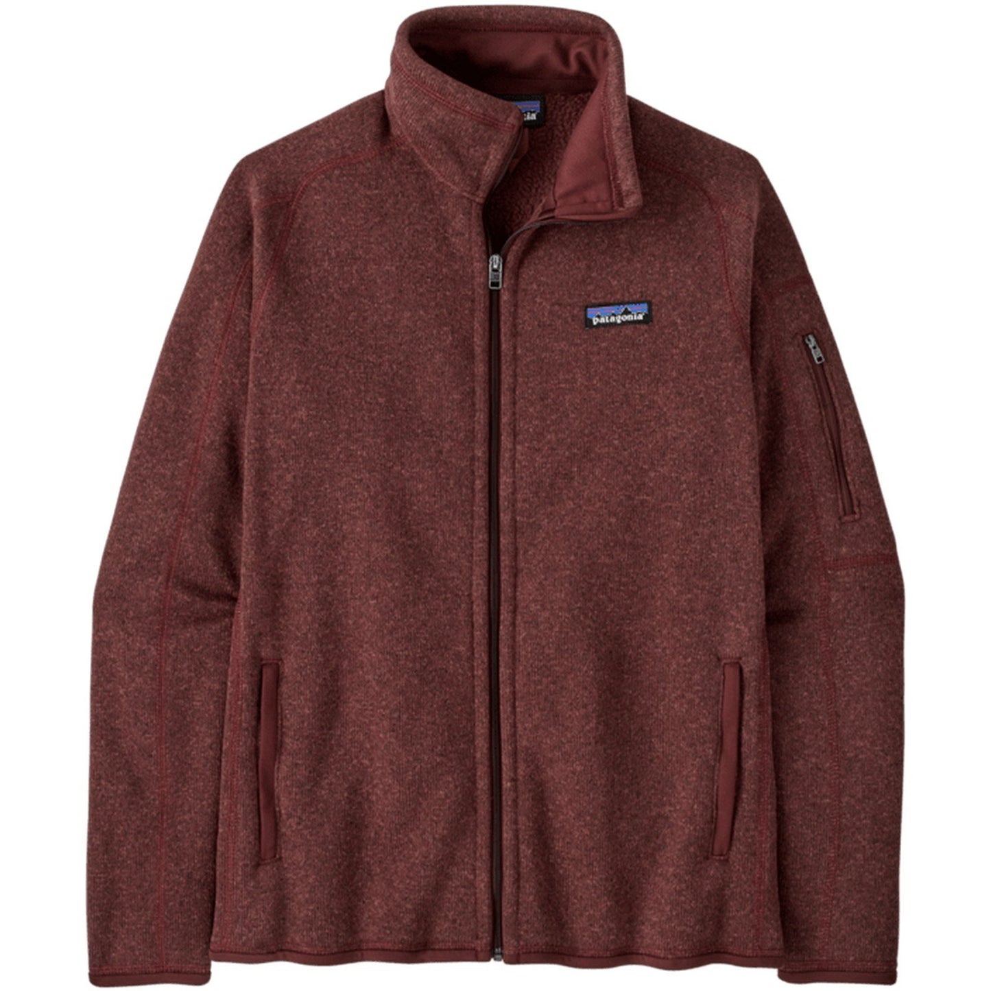 Chaquetas de mujer Patagonia - W's Better Sweater Jkt - Burdeos