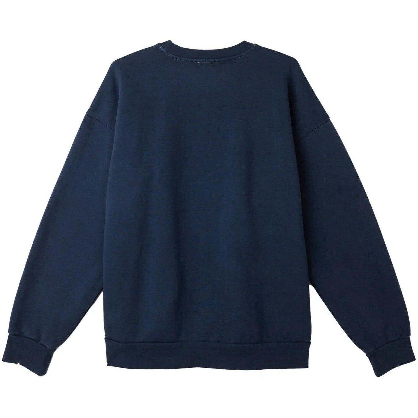 Felpe senza cappuccio Unisex Obey - Lowercase Pigment Crew Fleece - Blu