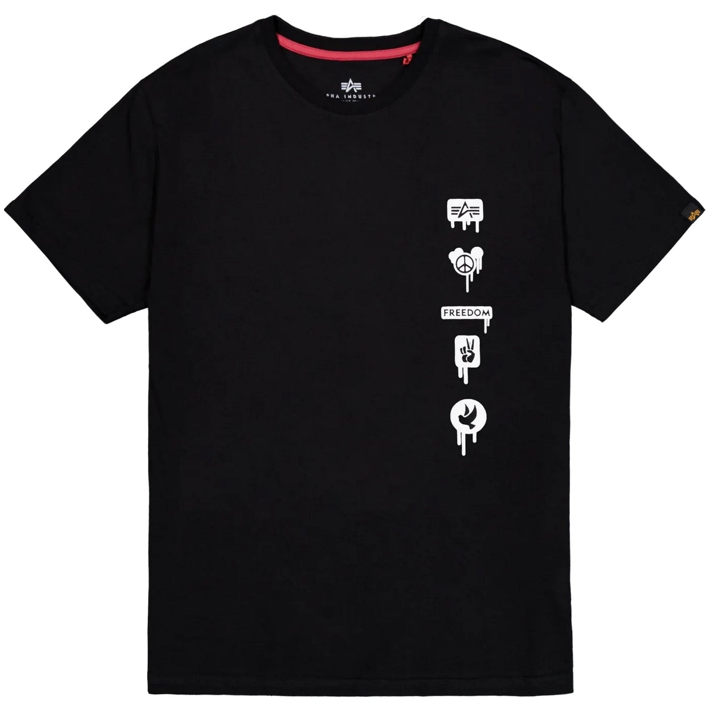 T-shirt Uomo Alpha Industries - Freedom T - Nero
