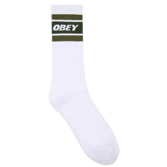Obey Chaussettes unisexes - Chaussettes Cooper Ii - Blanc