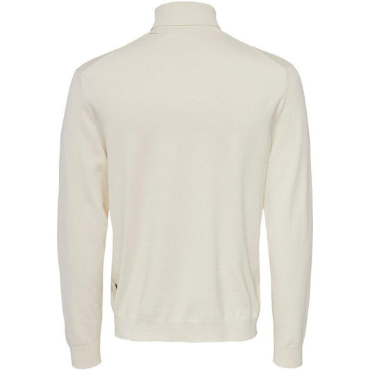Maglioni Uomo Only & Sons - Onswyler Life Roll Neck Knit Noos - Bianco