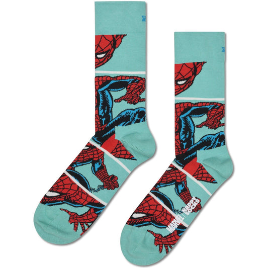 Skarpety unisex Happy - skarpetki Marvel Web-Slinger - zielone