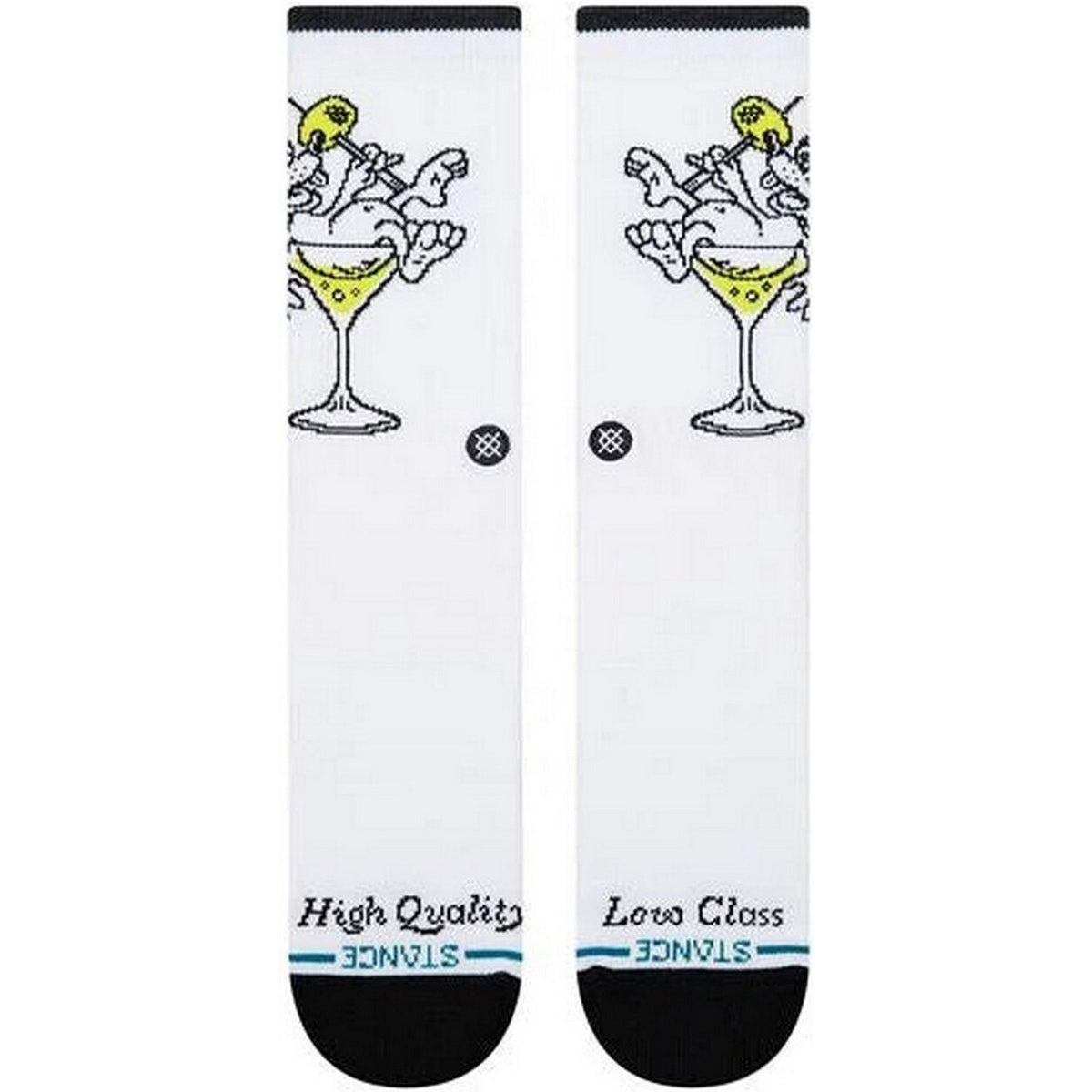 Calze Unisex Stance - High Quality Low Class Crew - Bianco