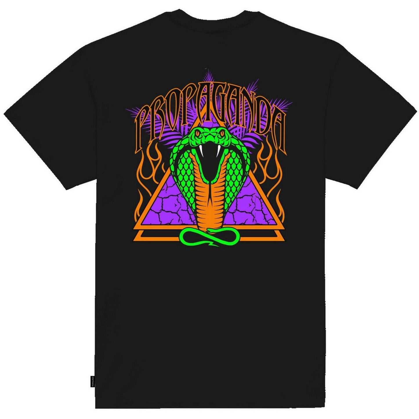 T-shirt Uomo Propaganda - T-Shirt Triangle Cobrahm - Nero