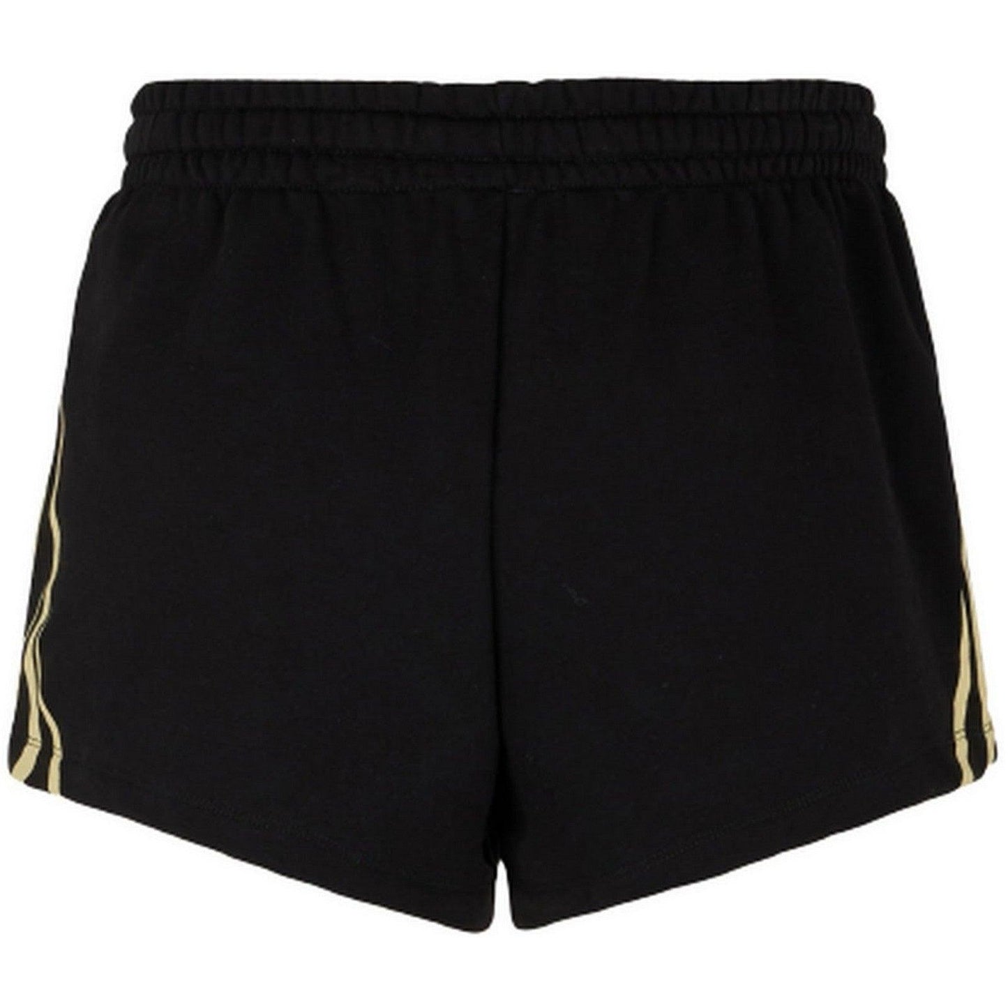 Pantaloncini Donna Vision of Super - Black Shorts With Off White Flames - Nero