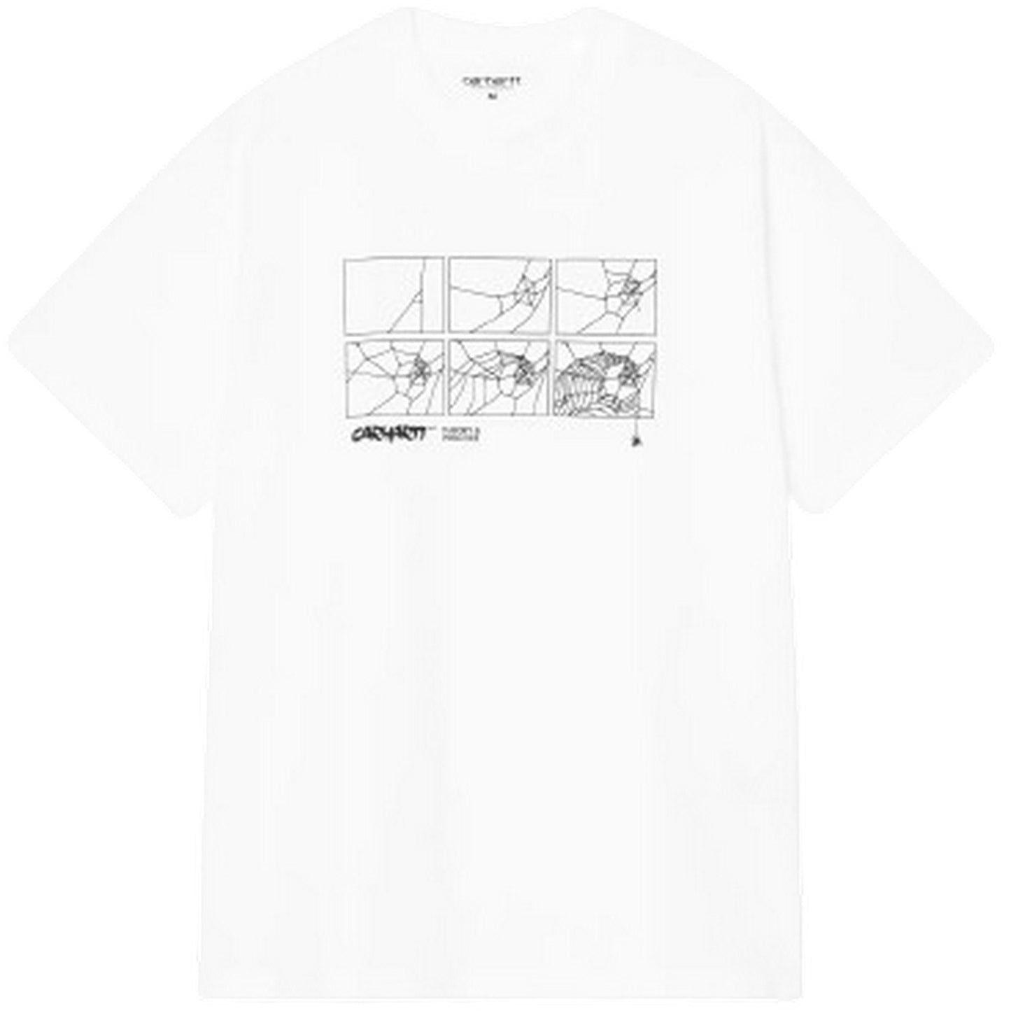 T-shirt Uomo Carhartt Wip - S/S Theory And Practice T-S - Bianco