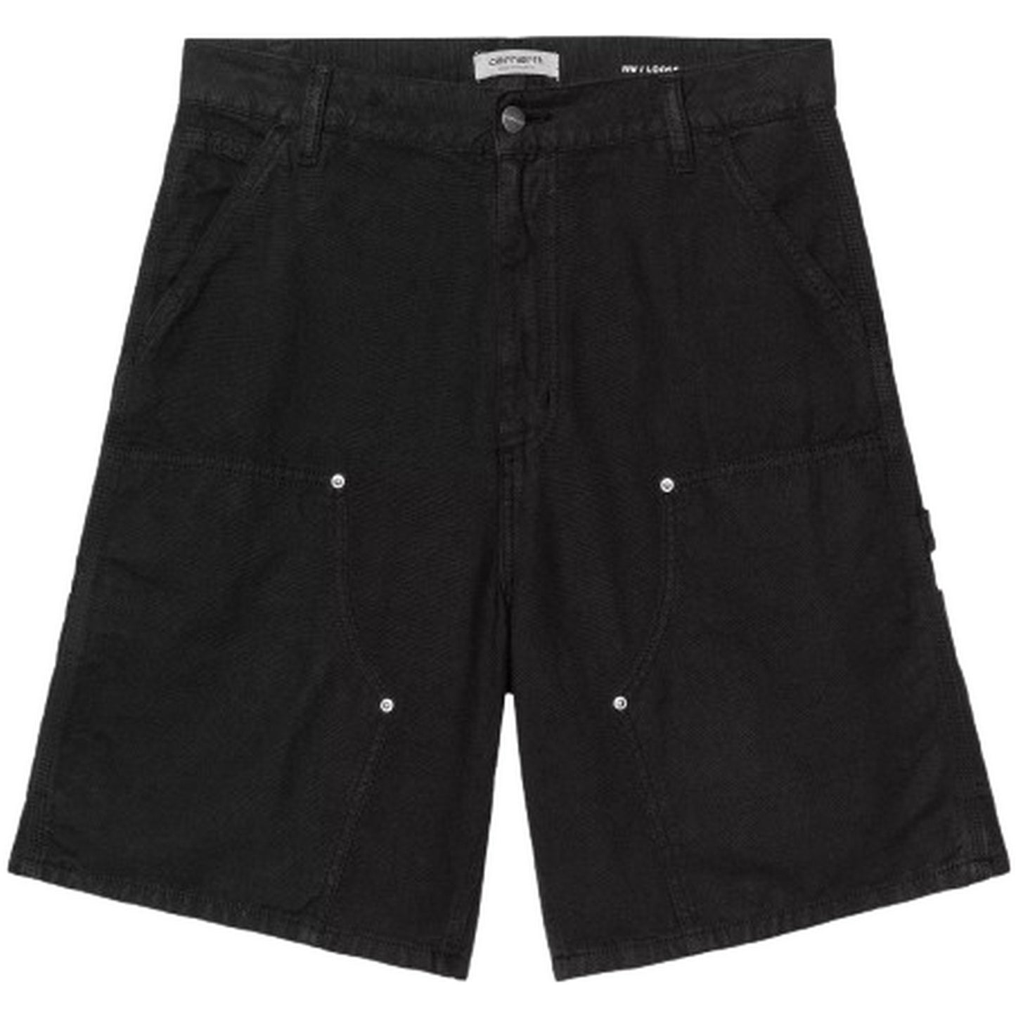 Bermuda Donna Carhartt Wip - W' Branford Double Knee Short - Nero