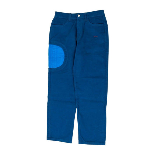 Art Antwerp Men's Pants - Colorblock Workwear Pants - Blue