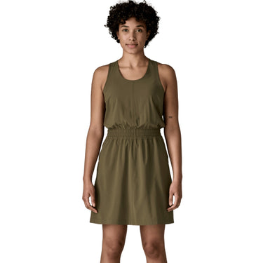 Vestiti casual Donna Patagonia - W's Terrebonne Traveler Dress - Verde