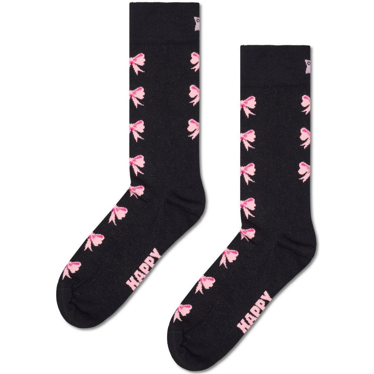 Calze Unisex Happy Socks - Bow Sock - Nero
