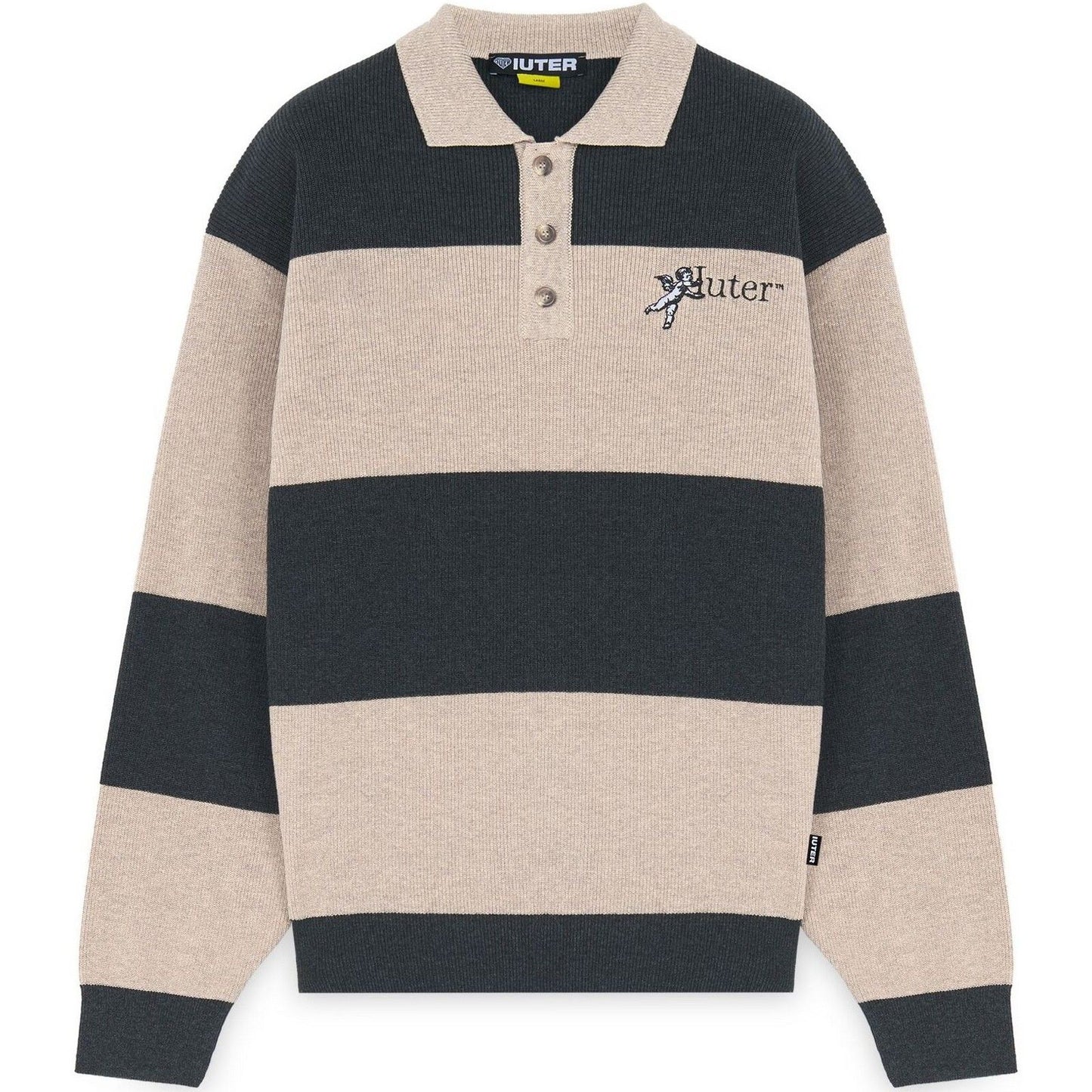 Maglie a manica lunga Uomo Iuter - Souls Knit Polo - Marrone