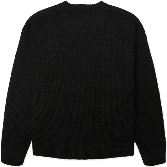 Maglioni Uomo Woodbird - WBKurt Mohairy Crew - Nero