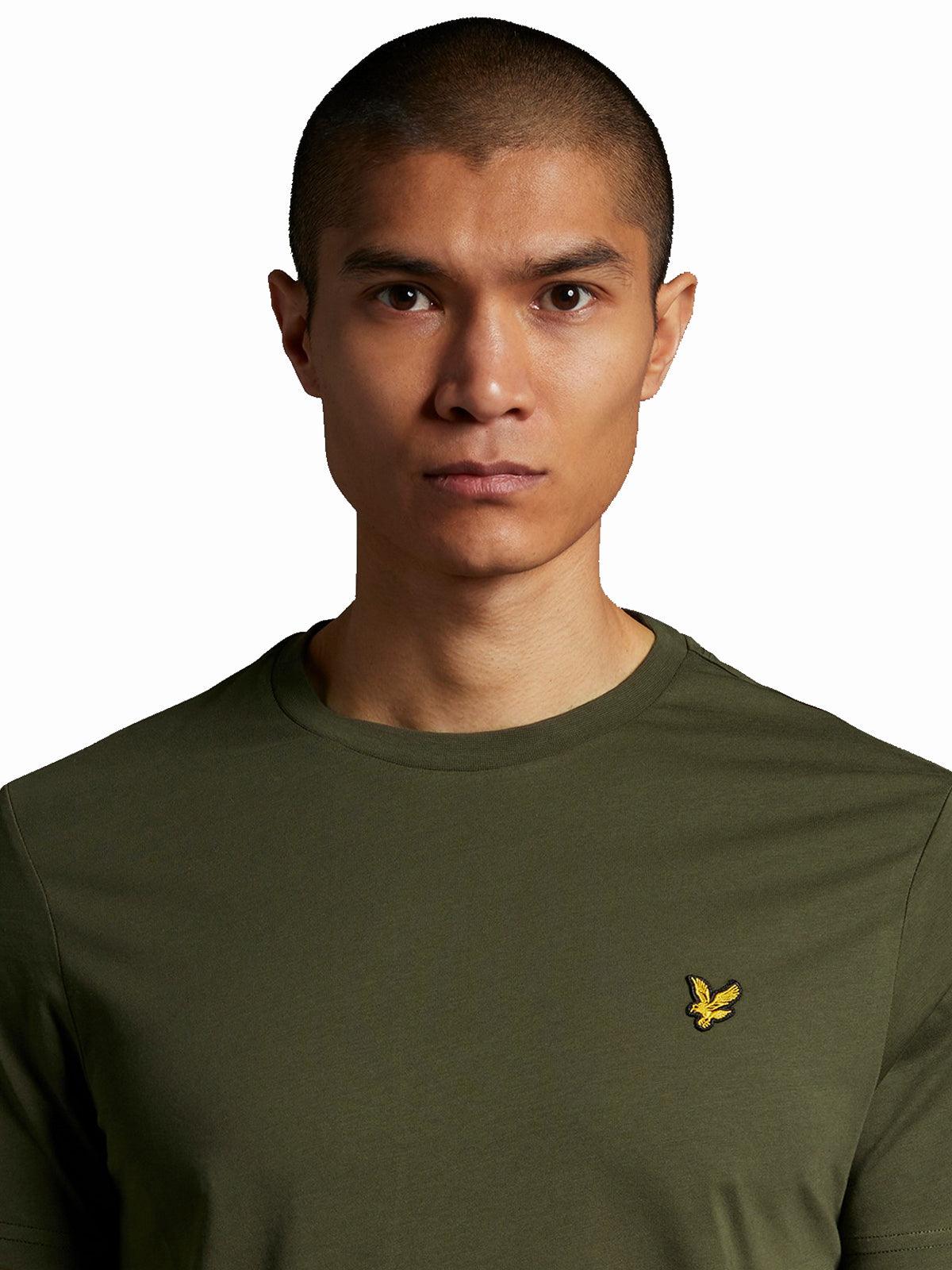 T-shirt Uomo Lyle & Scott - Plain T-Shirt - Verde