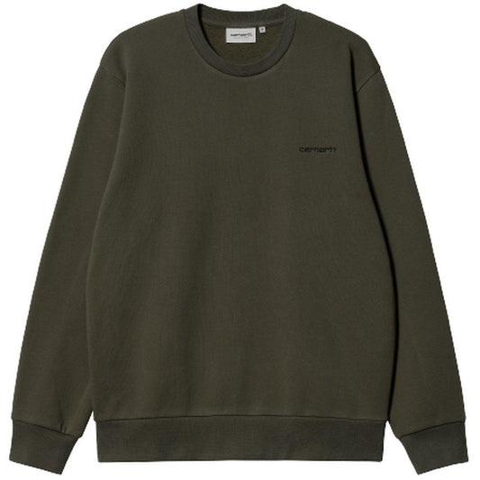 Carhartt Wip Sweats à capuche pour hommes - Sweat à broderie Script - Vert