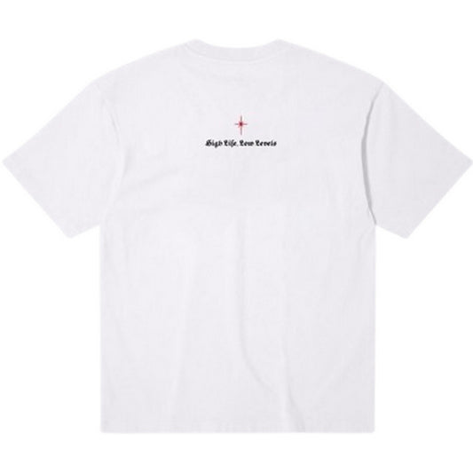 Edwin Herren T-Shirt – High Life Low Levels Ts – Weiß