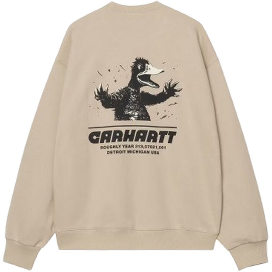 Carhartt Wip Men's Long Sleeve Shirts - Wiptopia Sweat - White