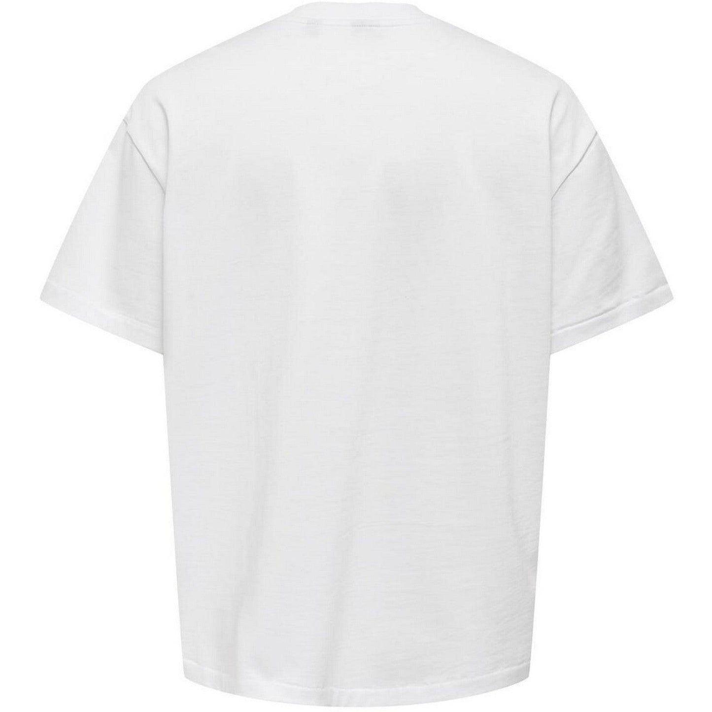 T-shirt Uomo Only & Sons - Onsmillenium Ovz Ss Tee - Bianco