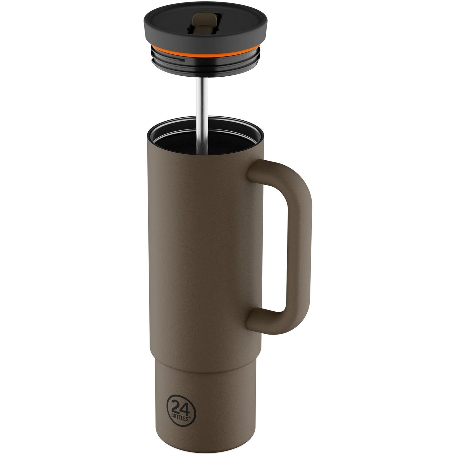 Thermos per bibite Unisex 24bottles - Straw Cup 800 - Marrone