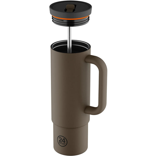 Thermos per bibite Unisex 24bottles - Straw Cup 800 - Marrone