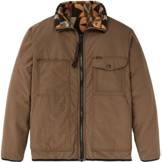 Maglie Uomo Filson - Reversible Pile Fleece Jacket - Marrone