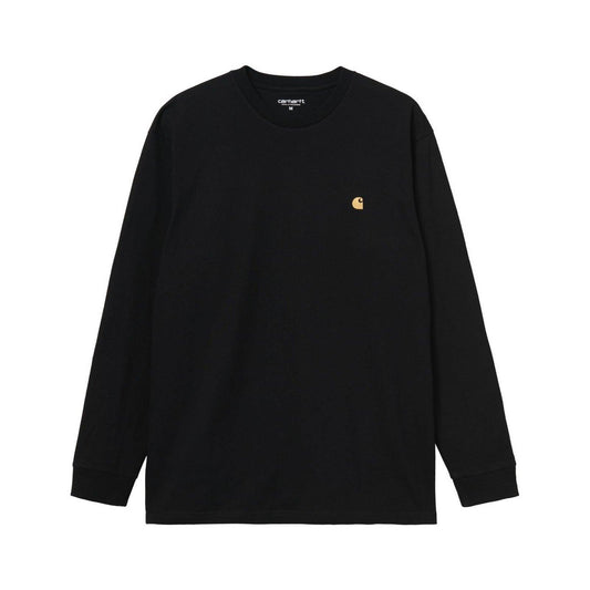 Carhartt Wip Chemises à manches longues pour hommes - L/S Chase T-Shirt - Noir
