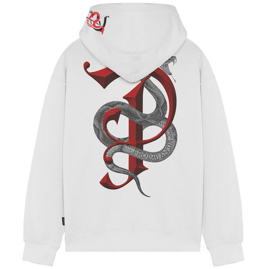 Felpe con cappuccio Uomo Propaganda - Felpa Venom - Bianco